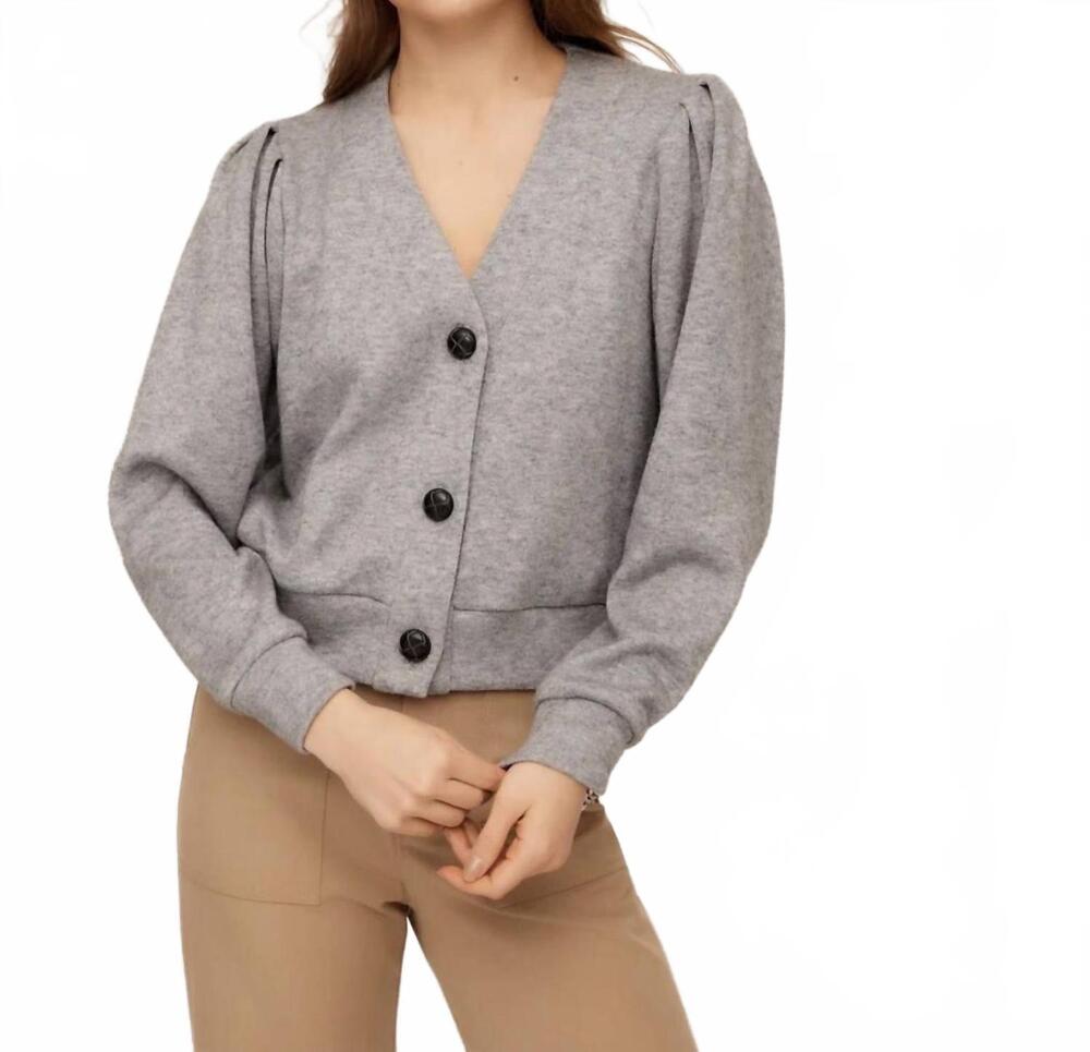 NEW FIFTEEN TWENTY madeline cardigan in gray